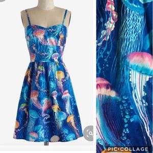 ModCloth Retrolicious size xs jellyfish dress